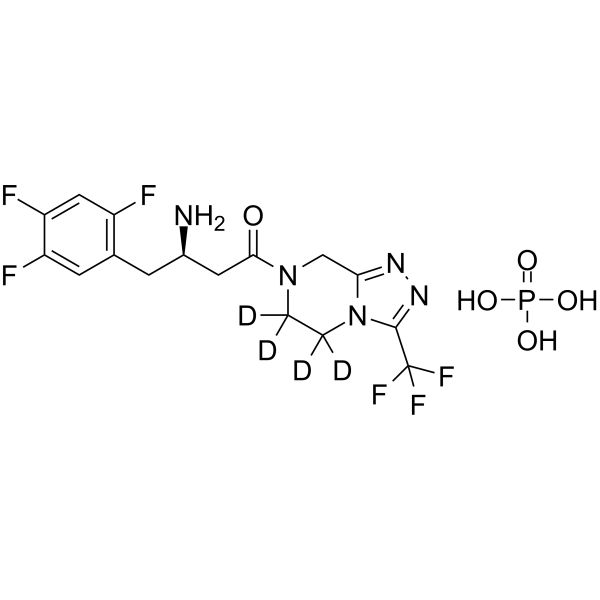 Sitagliptin-d4 phosphate (Sitagliptin-d4 phosphate) 1432063-88-1